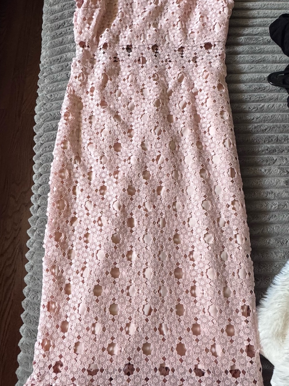 Elegant Pink Lace dress